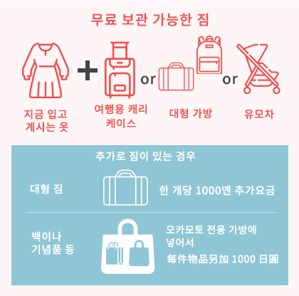 짐 보관에 관해