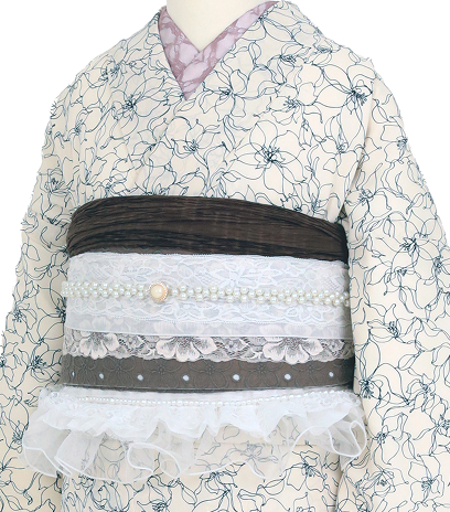 기모노 코디 예