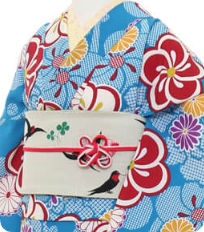 기모노 예시 레트로 모던