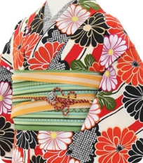 기모노 예시 레트로 모던