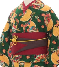 기모노 예시 레트로 모던