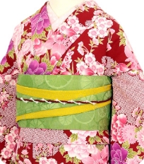 기모노 예시 레트로 모던