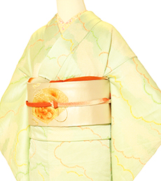 나고야 오비(허리띠) 플랜 실크, 엔틱